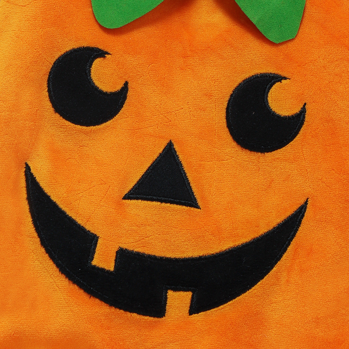 Conjunto de tres piezas de mameluco de manga larga y gorro de una pieza para bebé de Halloween