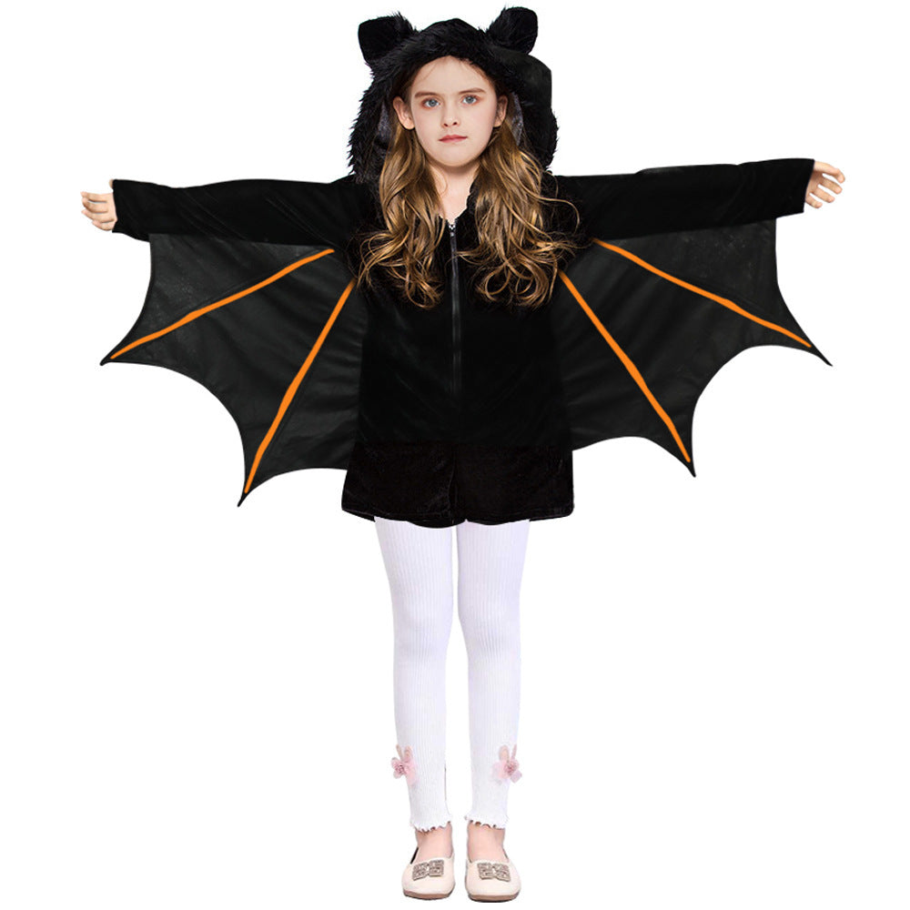Nueva capa de murciélago para disfraz de Halloween para niños