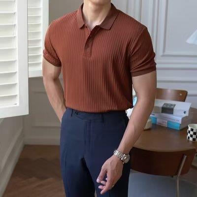Men's Summer Thin Breathable White Short Sleeve T-Shirt