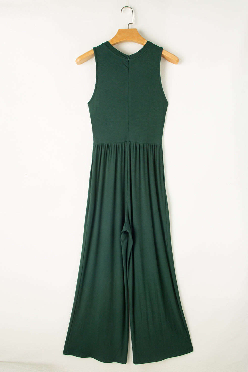 Round Neck Sleeveless Jumpsuit | Chic & Comfortable One-Piece Outfit