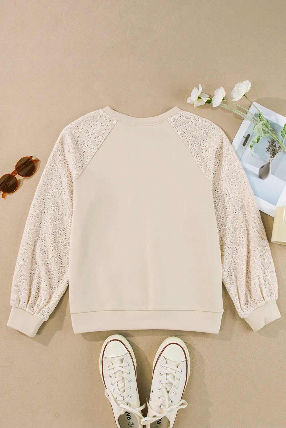 Classic Round Neck Long Sleeve Sweatshirt | Cozy & Stylish