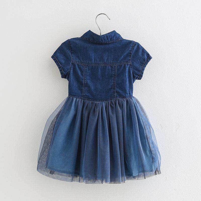 Vestido vaquero de manga corta