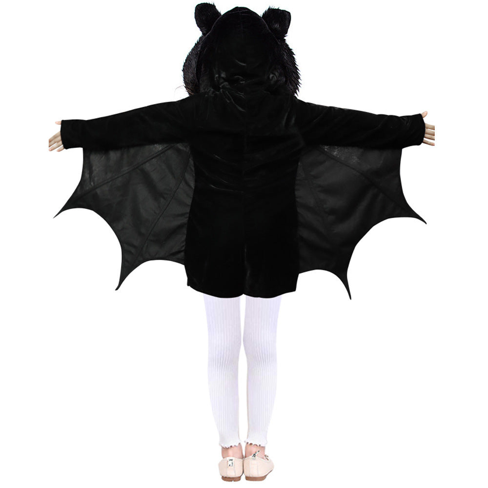 Nueva capa de murciélago para disfraz de Halloween para niños