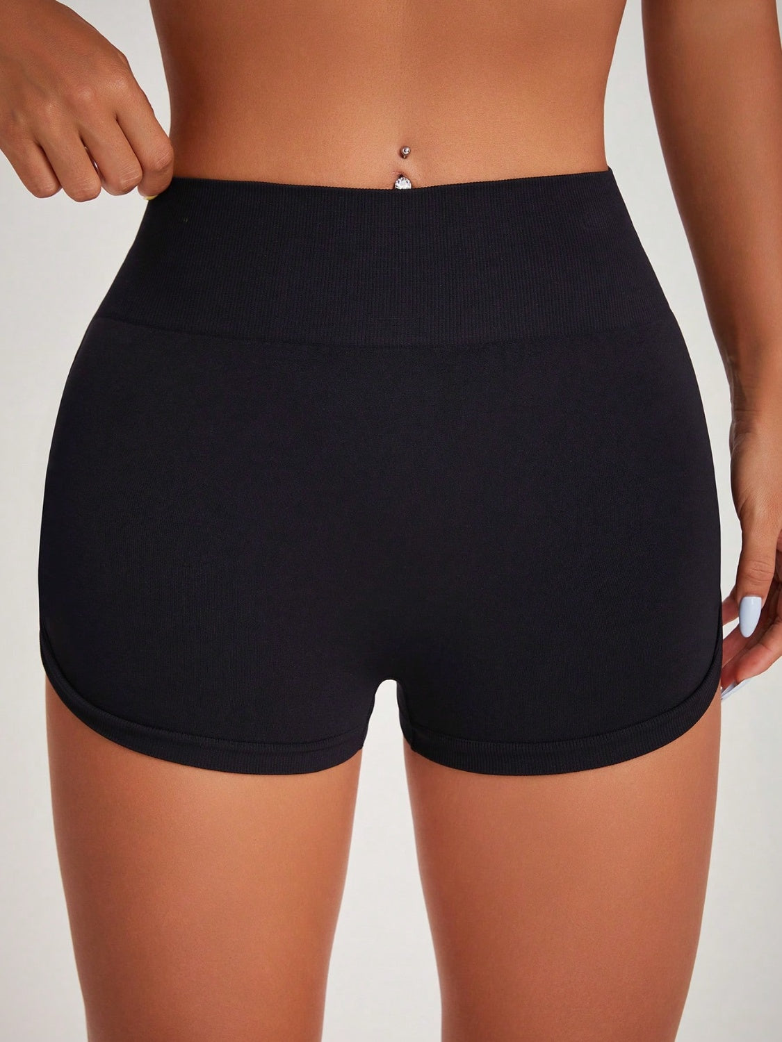 Pantalones cortos deportivos de cintura alta