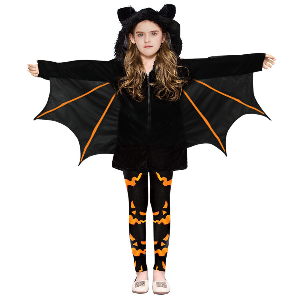 Nueva capa de murciélago para disfraz de Halloween para niños
