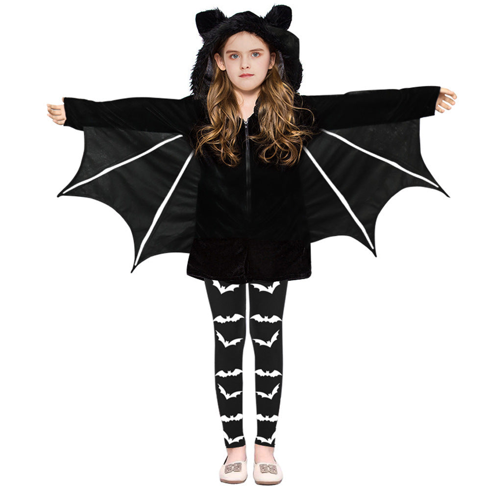 Nueva capa de murciélago para disfraz de Halloween para niños