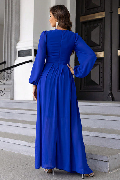 Twist Front Cutout Long Sleeve Dress | Elegant & Trendy Outfit