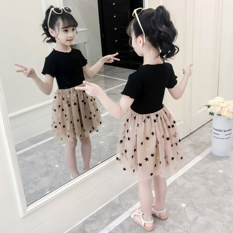 Western-Style Little Girl Princess Dress – Elegant & Fluffy