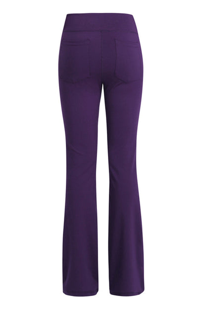 Pocketed High Waist Active Pants | Comfortable & Functional Activewear