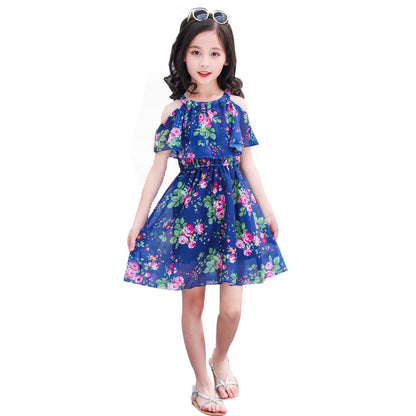 Western-Style Little Girl Princess Dress – Elegant & Fluffy