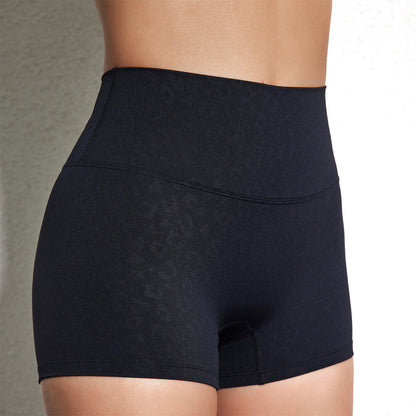 Lady's High Waist Peach Butt Lifting Sports Shorts