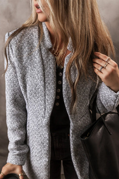 Open Front Long Sleeve Jacket | Chic & Versatile Layering Piece