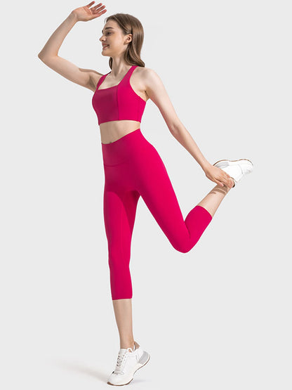 Scoop Neck Sports Bra – Comfortable & Supportive Activewear