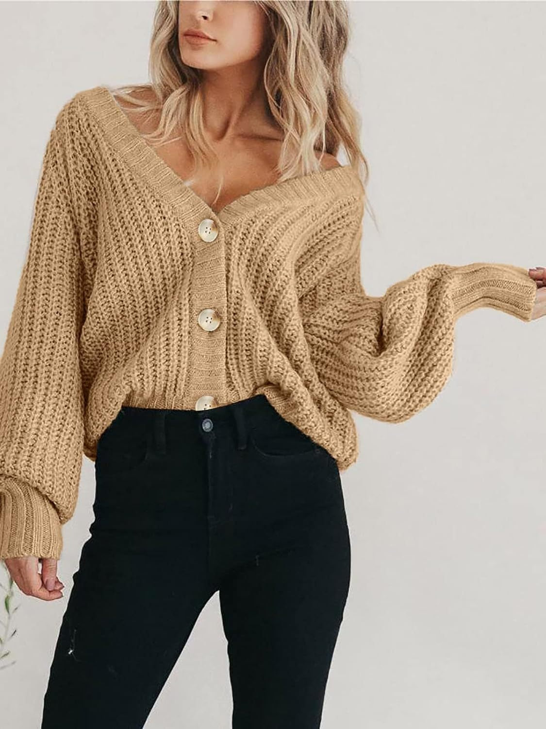 Button Up Long Sleeve Cardigan | Classic & Cozy Layering Piece