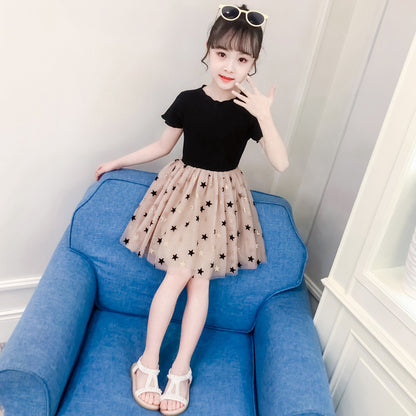 Western-Style Little Girl Princess Dress – Elegant & Fluffy