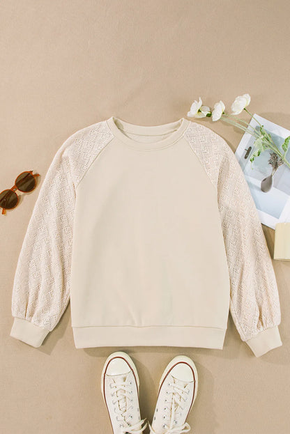 Classic Round Neck Long Sleeve Sweatshirt | Cozy & Stylish