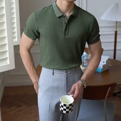 Men's Summer Thin Breathable White Short Sleeve T-Shirt