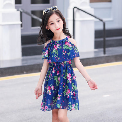 Western-Style Little Girl Princess Dress – Elegant & Fluffy