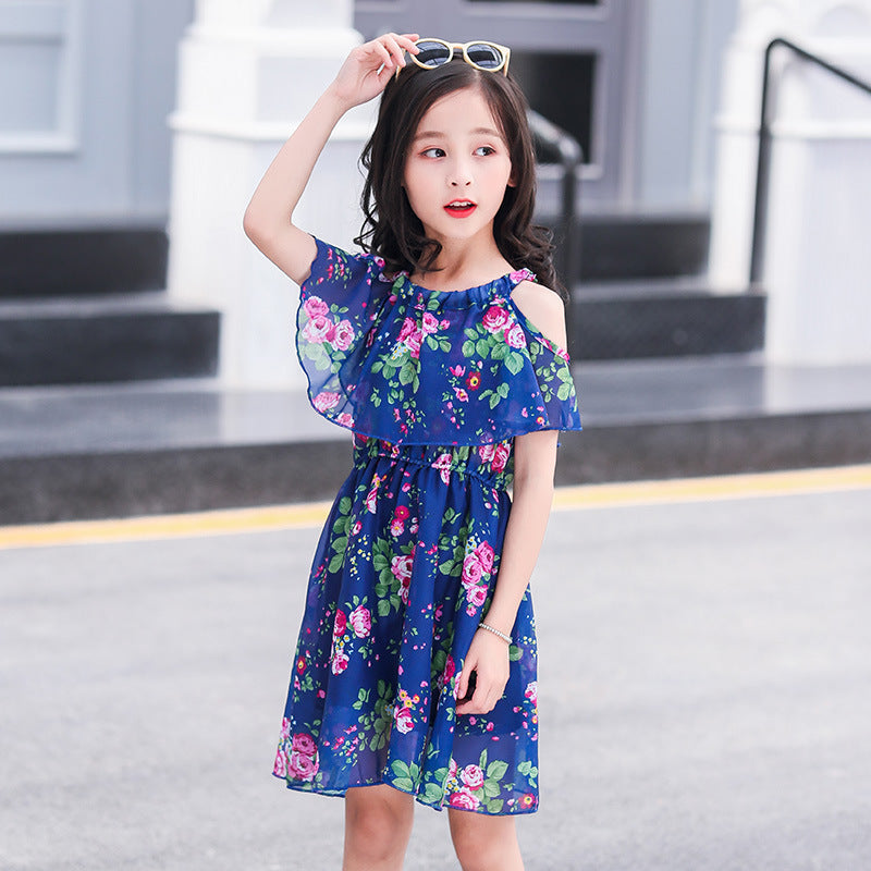 Western-Style Little Girl Princess Dress – Elegant & Fluffy