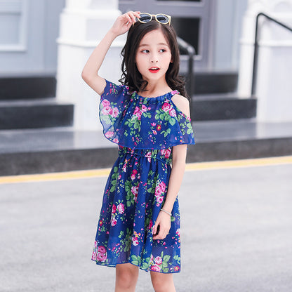 Western-Style Little Girl Princess Dress – Elegant & Fluffy