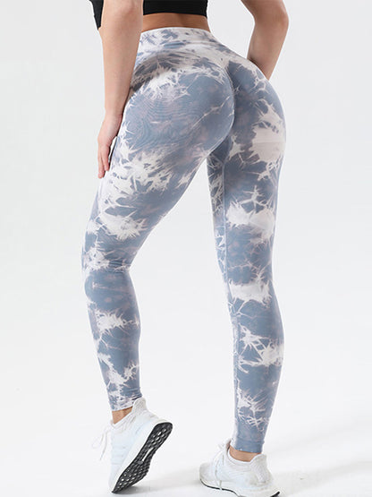 Tie-Dye High Waist Active Leggings Vibrant & Supportive