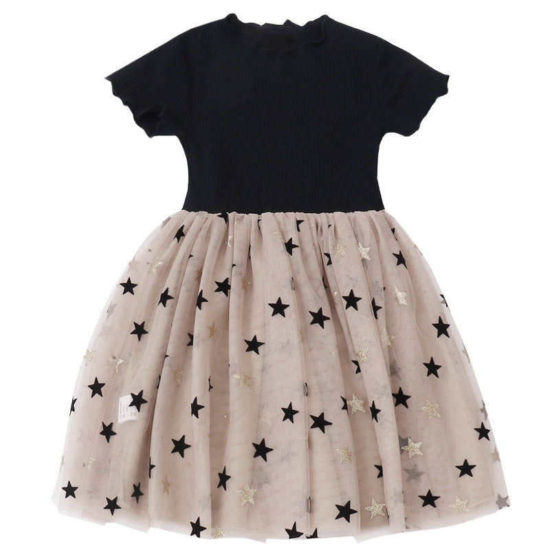 Western-Style Little Girl Princess Dress – Elegant & Fluffy