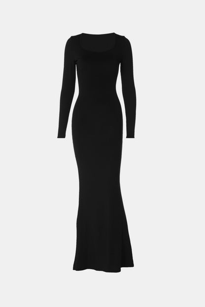 Basic Bae Shapewear Square Neck Maxi Dress