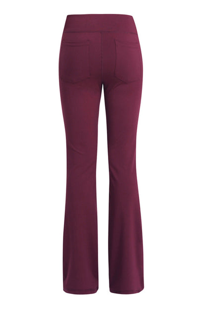 Pocketed High Waist Active Pants | Comfortable & Functional Activewear