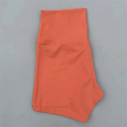 Lady's High Waist Peach Butt Lifting Sports Shorts
