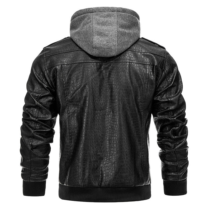 Trendy PU Leather Coat for Men – Bold & Stylish