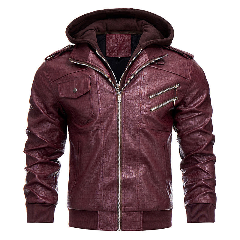 Trendy PU Leather Coat for Men – Bold & Stylish