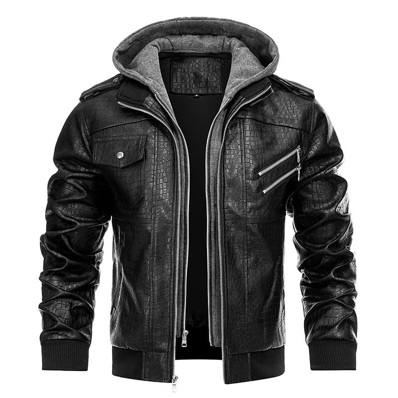 Trendy PU Leather Coat for Men – Bold & Stylish
