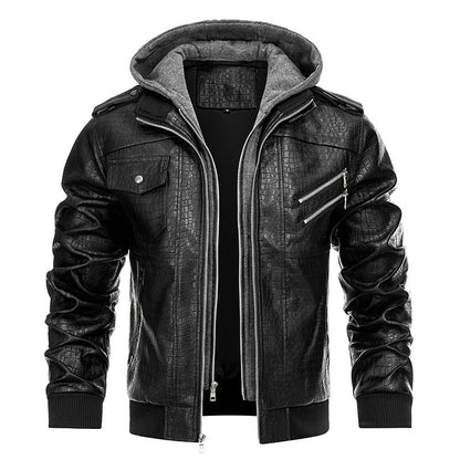 Trendy PU Leather Coat for Men – Bold & Stylish