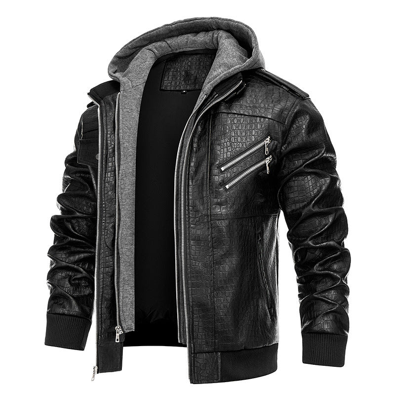 Trendy PU Leather Coat for Men – Bold & Stylish