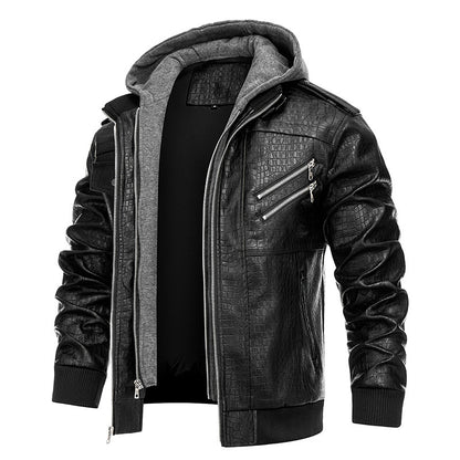 Trendy PU Leather Coat for Men – Bold & Stylish