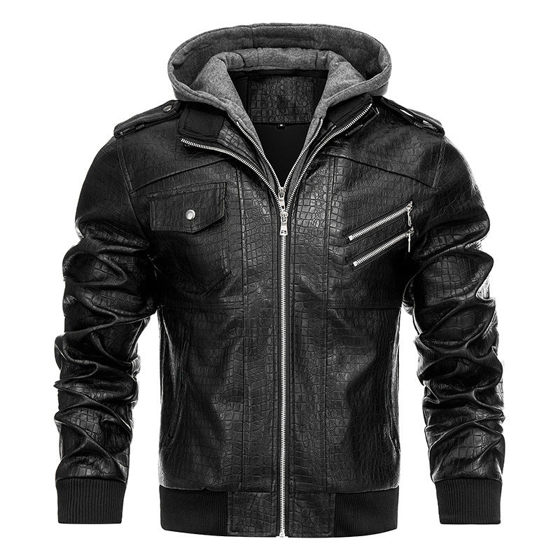 Trendy PU Leather Coat for Men – Bold & Stylish