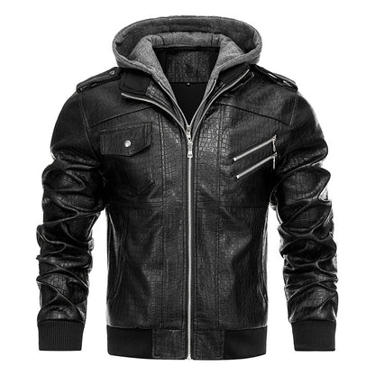 Trendy PU Leather Coat for Men – Bold & Stylish