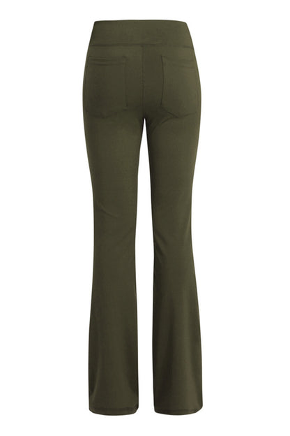 Pocketed High Waist Active Pants | Comfortable & Functional Activewear
