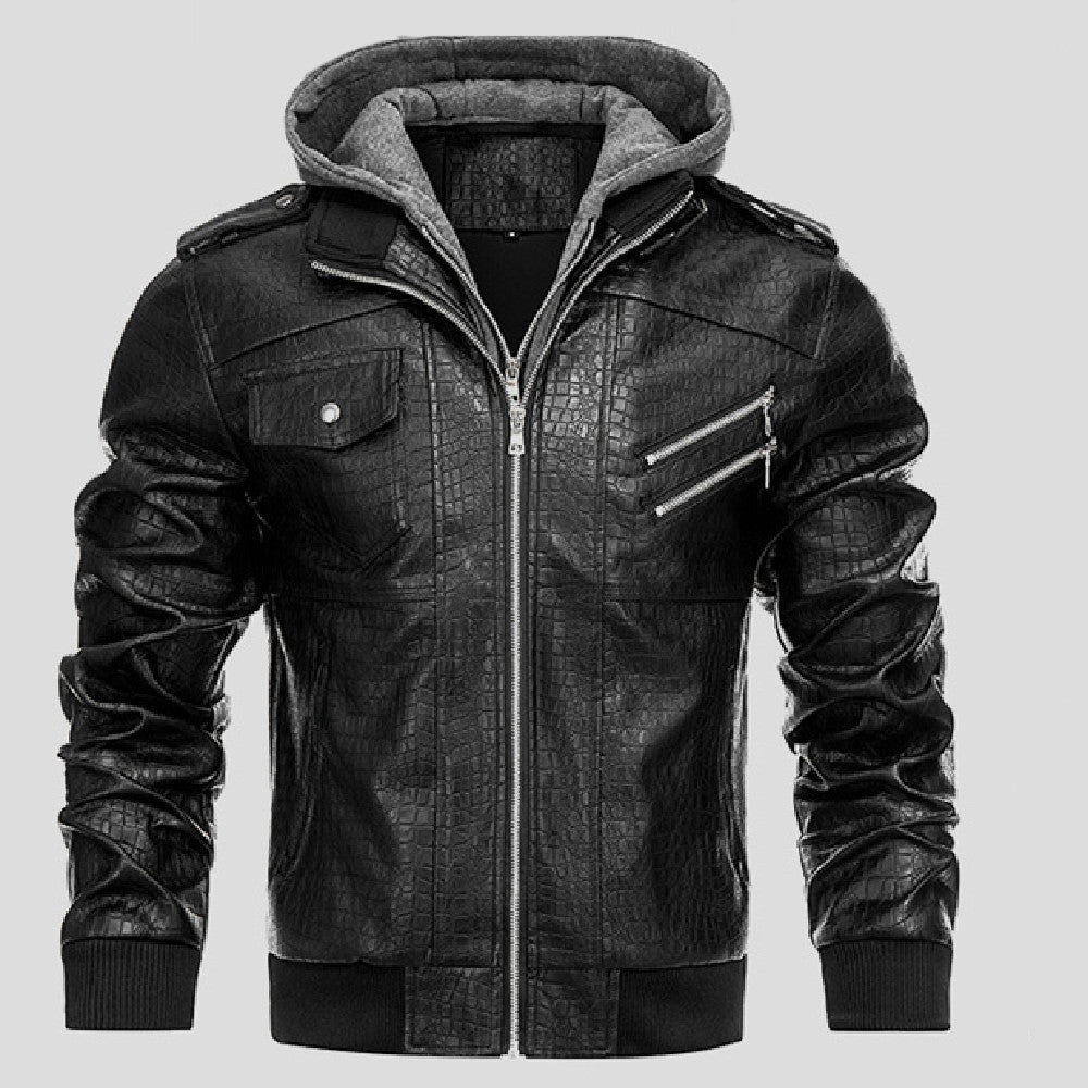 Trendy PU Leather Coat for Men – Bold & Stylish