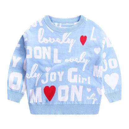 Big Children's Autumn Cotton Knit Sweater – Cozy & Adorable