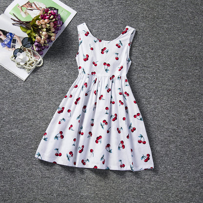 Girls' White Lace Princess Dress | Elegant Long-Sleeve Irregular Skirt