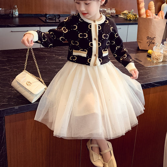 Girls' Pullover Knitted Cardigan Vest Cozy & Stylish