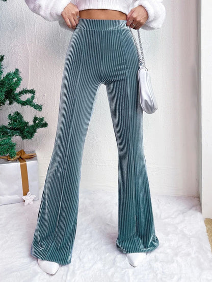 Pantalones acampanados de cintura alta