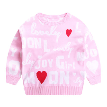 Big Children's Autumn Cotton Knit Sweater – Cozy & Adorable