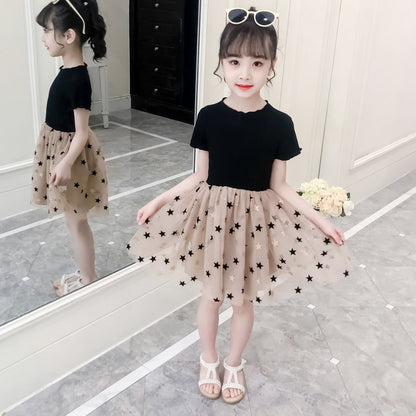 Western-Style Little Girl Princess Dress – Elegant & Fluffy