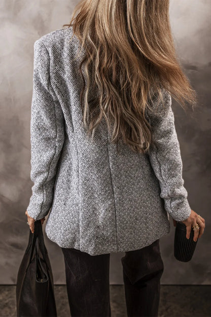 Open Front Long Sleeve Jacket | Chic & Versatile Layering Piece