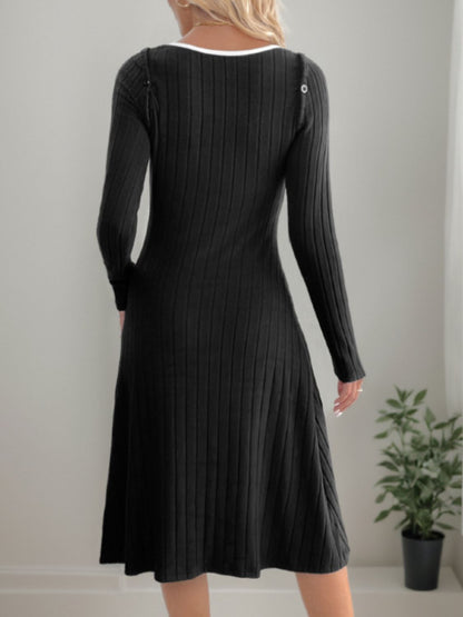 Conjunto de vestido con abertura y tirantes anchos y mangas largas desmontables Perfee