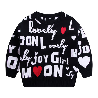 Big Children's Autumn Cotton Knit Sweater – Cozy & Adorable