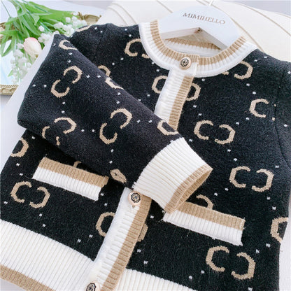 Girls' Pullover Knitted Cardigan Vest Cozy & Stylish