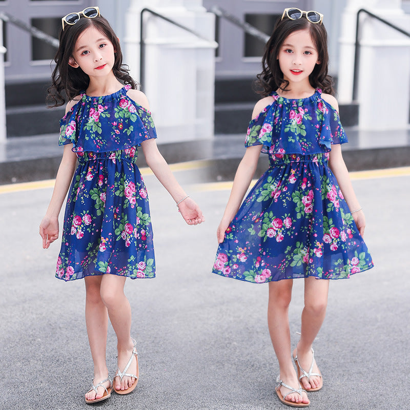 Western-Style Little Girl Princess Dress – Elegant & Fluffy